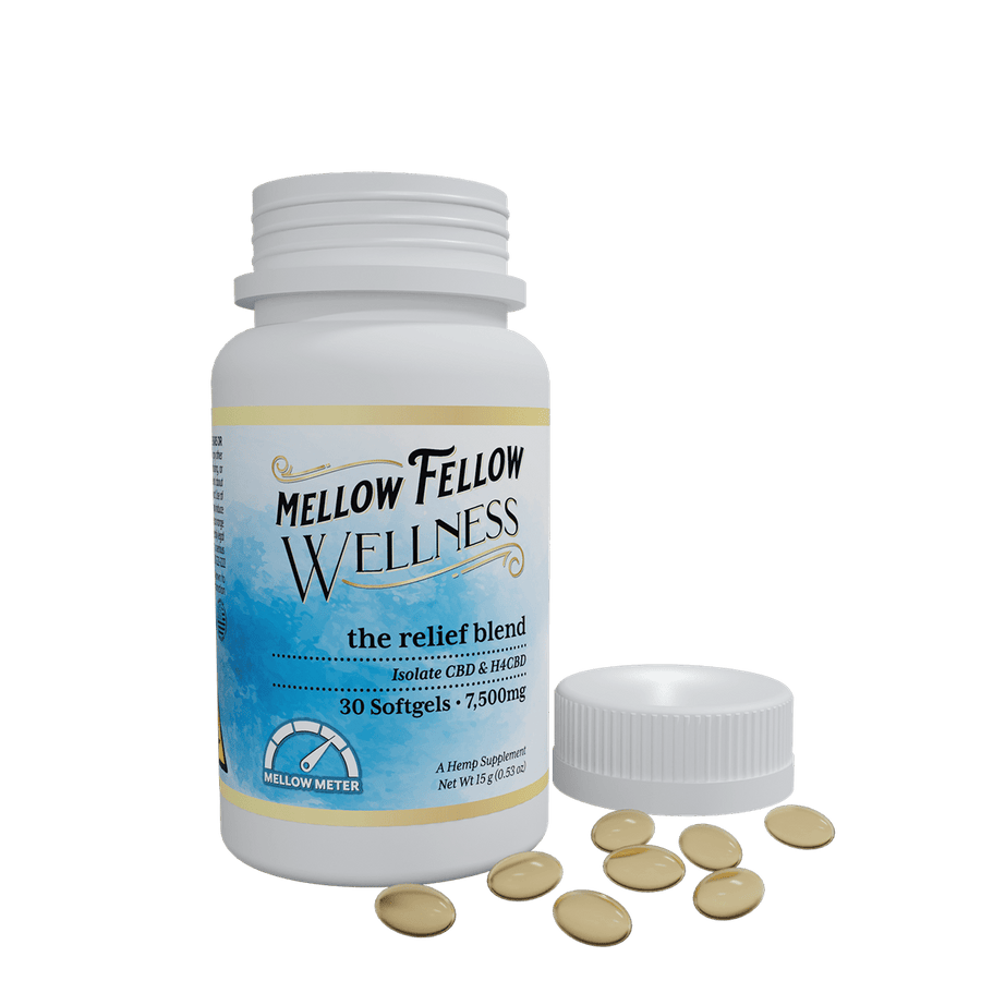 The Relief Blend Softgels - 7500mg - Mellow Fellow