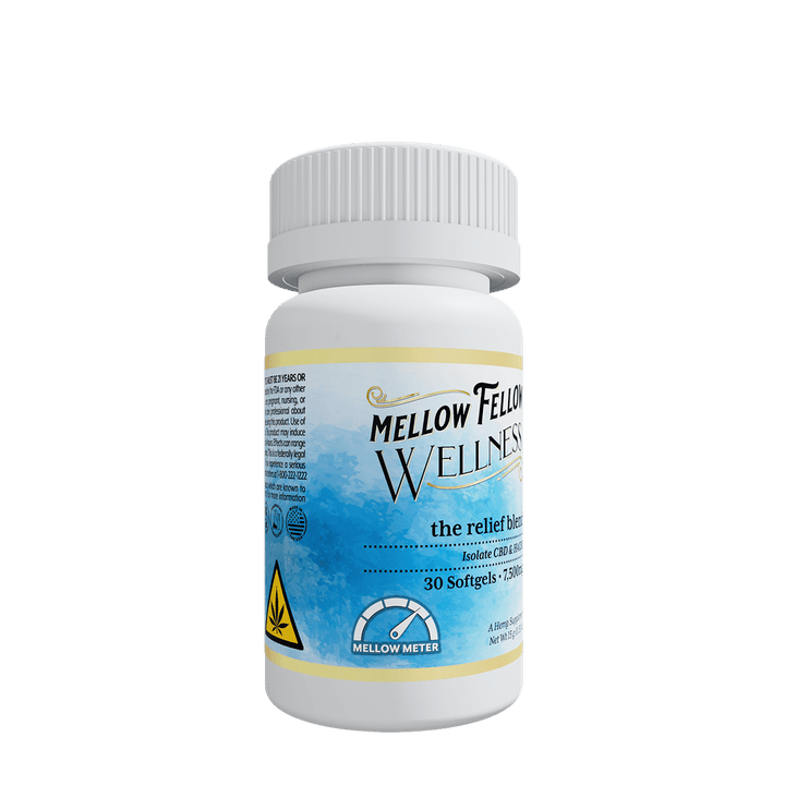 The Relief Blend Softgels - 7500mg - Mellow Fellow