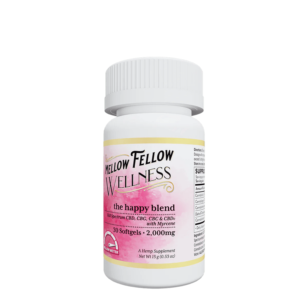 The Happy Blend Softgels - 2000mg - Mellow Fellow