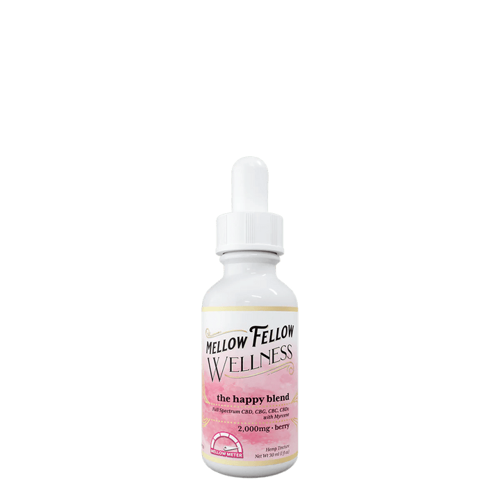 The Happy Blend CBD Tincture - 2000mg - Berry - Mellow Fellow