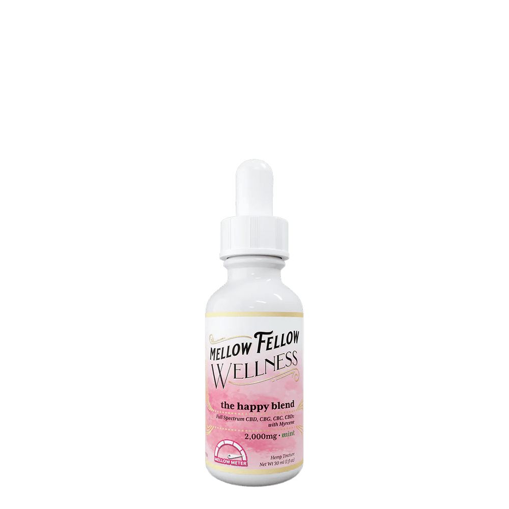 The Happy Blend CBD Tincture - 2000mg - Mint - Mellow Fellow