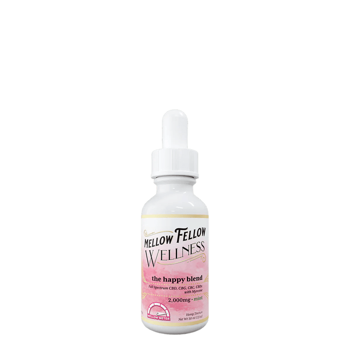 The Happy Blend CBD Tincture - 2000mg - Mint - Mellow Fellow