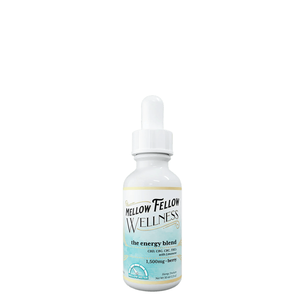 The Energy Blend CBD Tincture - 1500mg - Berry - Mellow Fellow