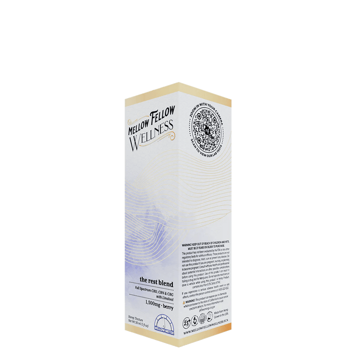 The Rest Blend CBD Tincture - 1500mg - Berry - Mellow Fellow