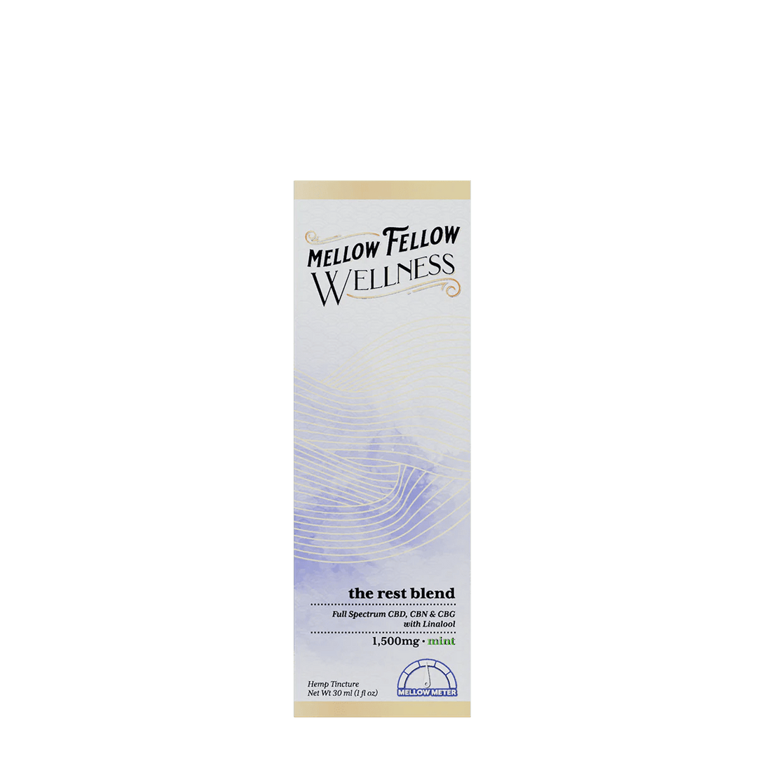 The Rest Blend CBD Tincture - 1500mg - Mint - Mellow Fellow