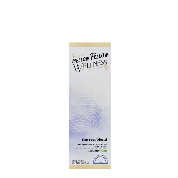The Rest Blend CBD Tincture - 1500mg - Mint - Mellow Fellow