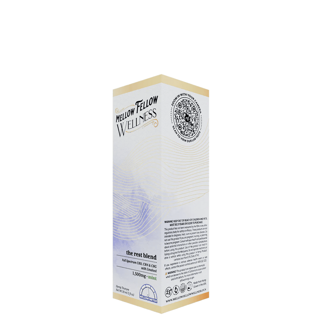 The Rest Blend CBD Tincture - 1500mg - Mint - Mellow Fellow