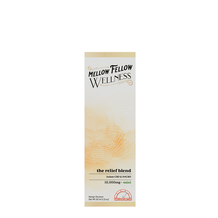 The Relief Blend CBD Tincture - 10,000mg - Mint - Mellow Fellow