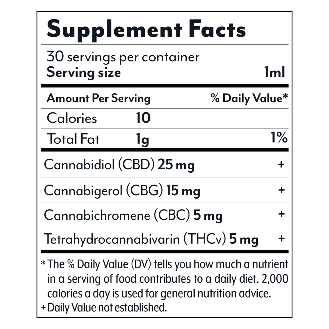 The Energy Blend CBD Tincture - 1500mg - Berry - Mellow Fellow