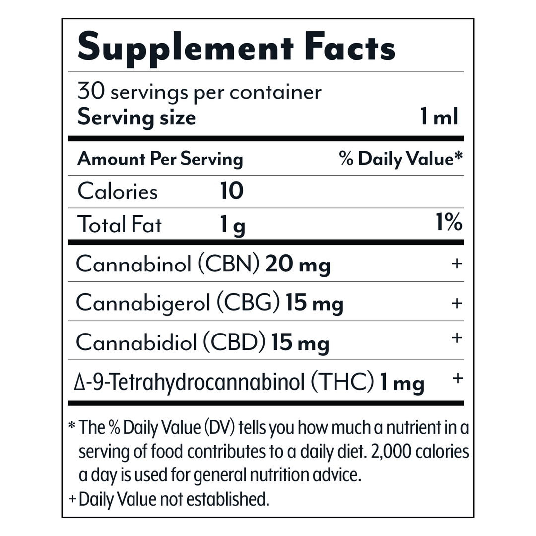 The Rest Blend CBD Tincture - 1500mg - Mint - Mellow Fellow