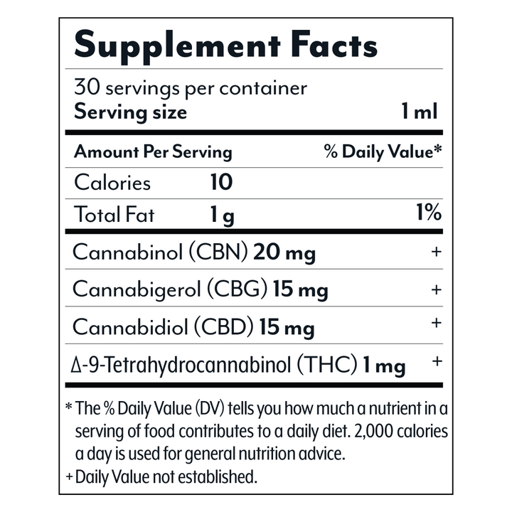 The Rest Blend CBD Tincture - 1500mg - Mint - Mellow Fellow
