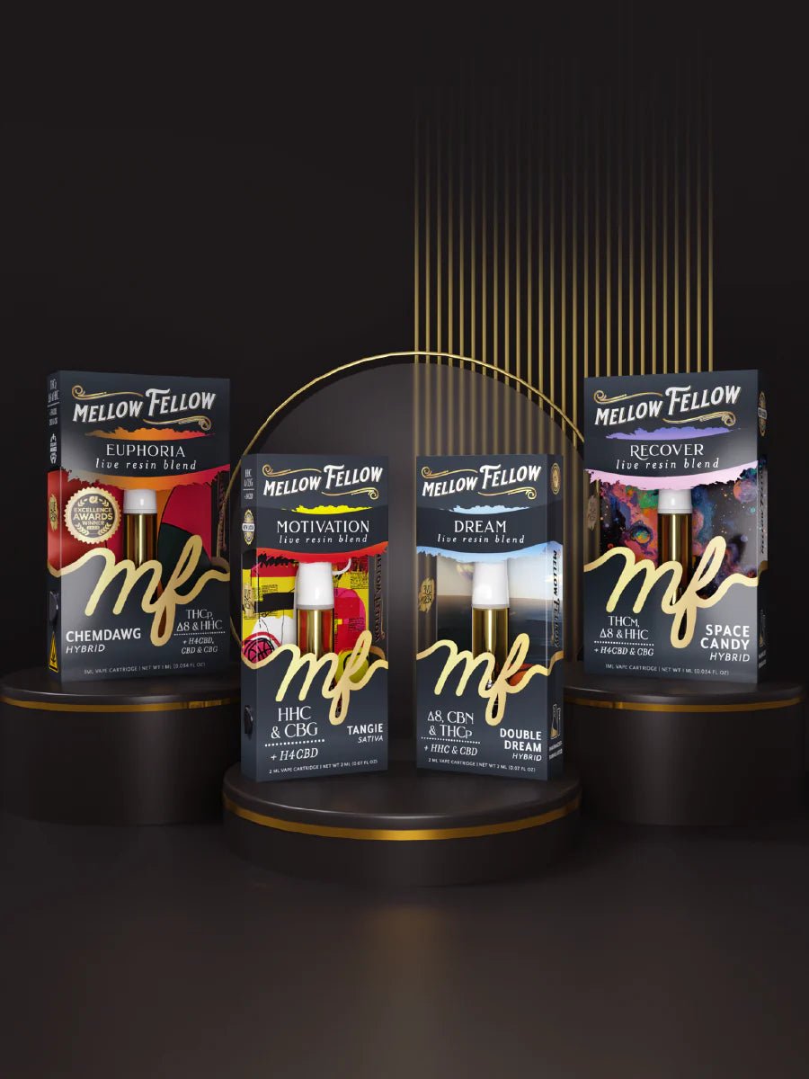 All Live Resin Vape Cartridges - Mellow Fellow