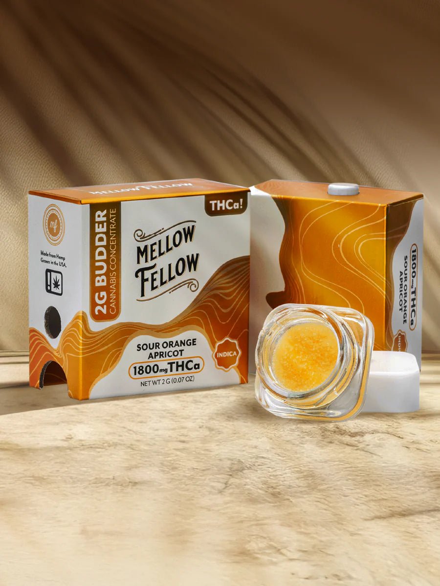 THCa 2g Budder Jars - Mellow Fellow