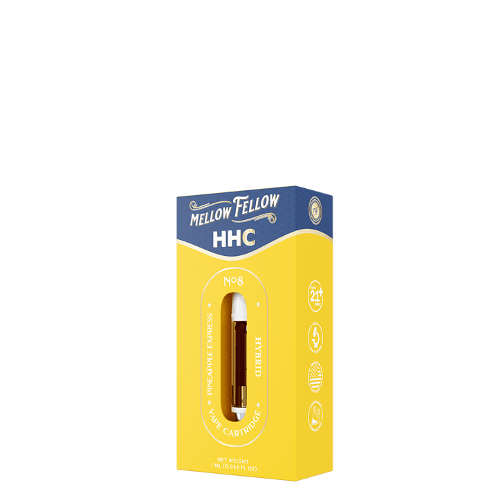 HHC 1ml Vape Cartridge - Pineapple Express (Hybrid) - Mellow Fellow