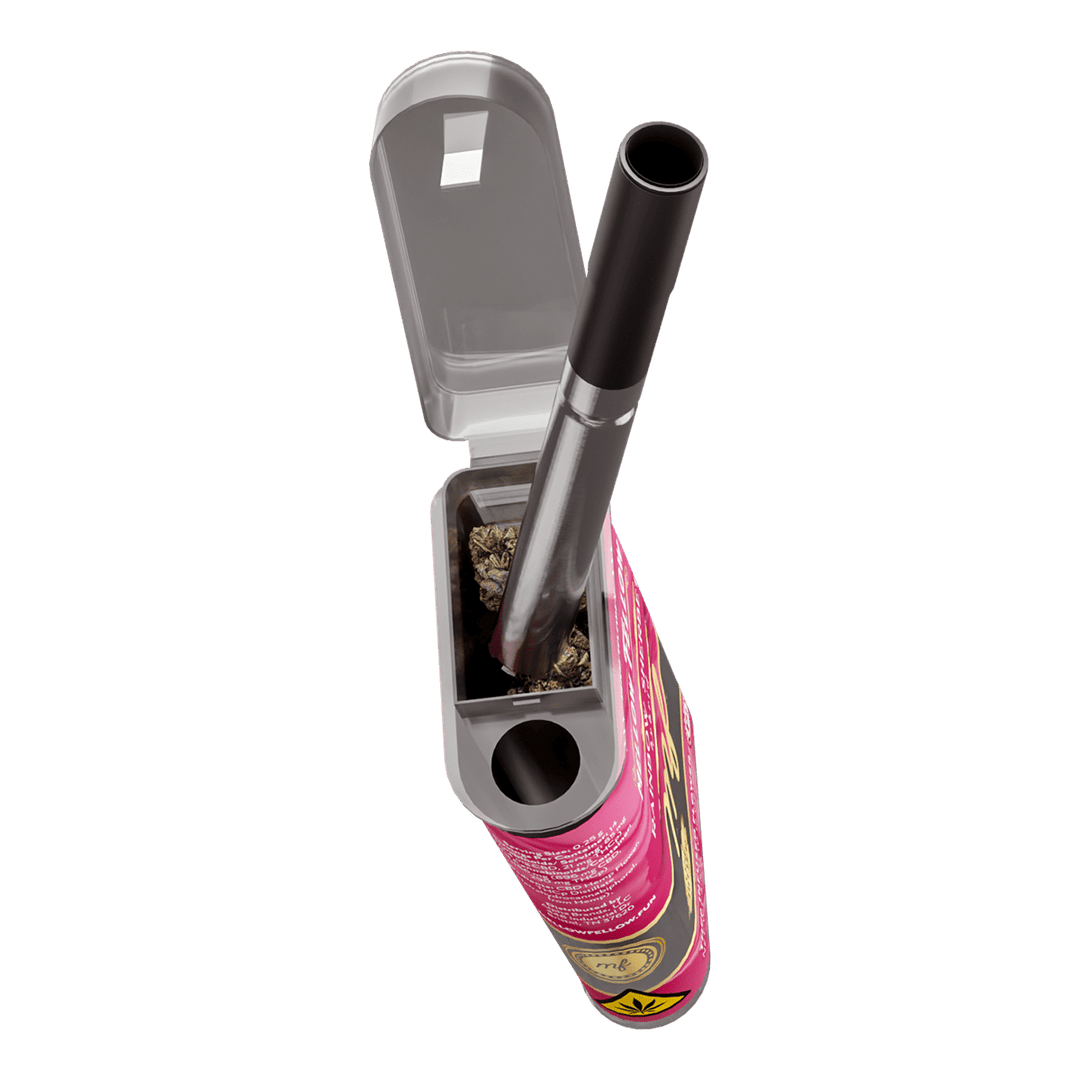 THCp Flower 3.5g Exotic Jar + One Hitter - Rainbow Sherbet (Hybrid)