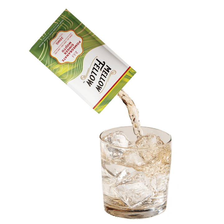 Delta 9 + CBD & CBG Mixers 10pc - Pomegranate Ginger Mojito - Mellow Fellow