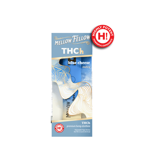 THCh 0.5g Disposable Vape - Blue Cheese (Indica)