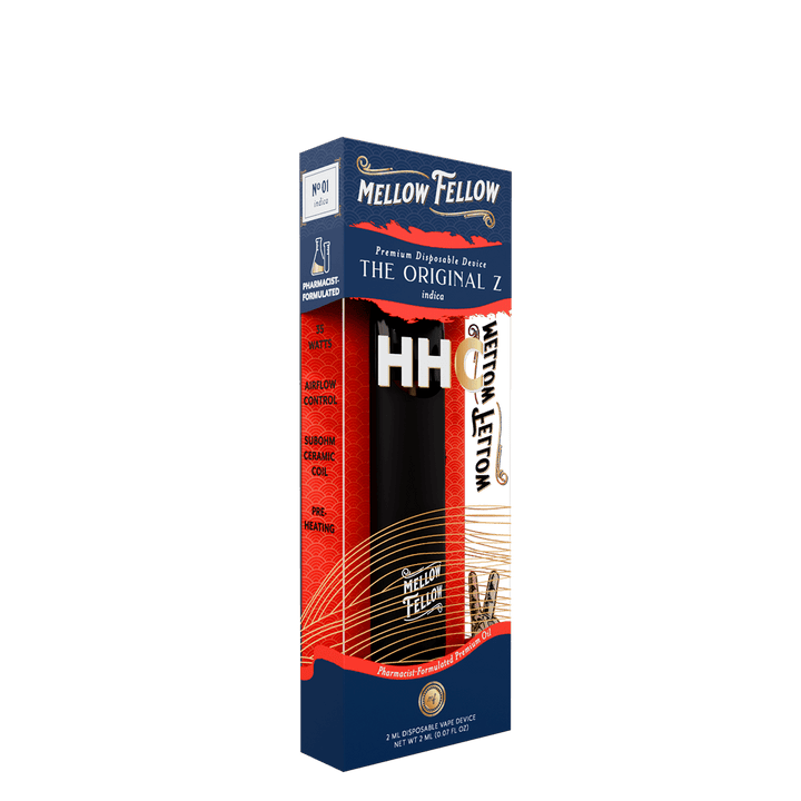 HHC Premium 2ml Disposable Vape - The Original Z (Indica) - Mellow Fellow