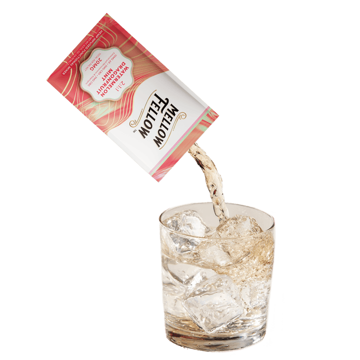 Delta 9 + CBD & CBG Mixers 10pc - Watermelon Dragonfruit Mint - Mellow Fellow