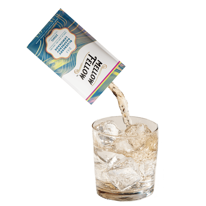 Delta 9 + CBD & CBG Mixers 10pc - Blueberry Raspberry Lemonade - Mellow Fellow