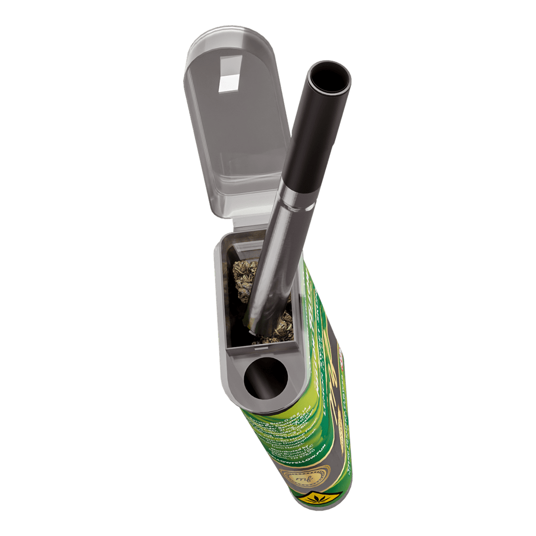 THCp Flower 3.5g Exotic Jar + One Hitter - Lemon Sweet Skunk (Sativa)