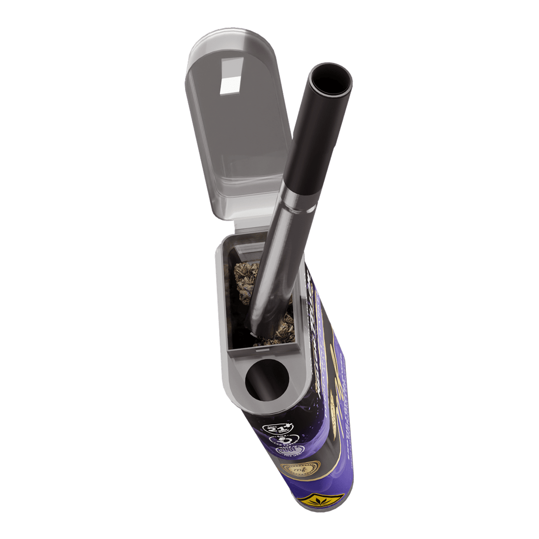 THCa Flower 3.5g Exotic Jar + One Hitter - Permanent Marker (Hybrid) - Mellow Fellow