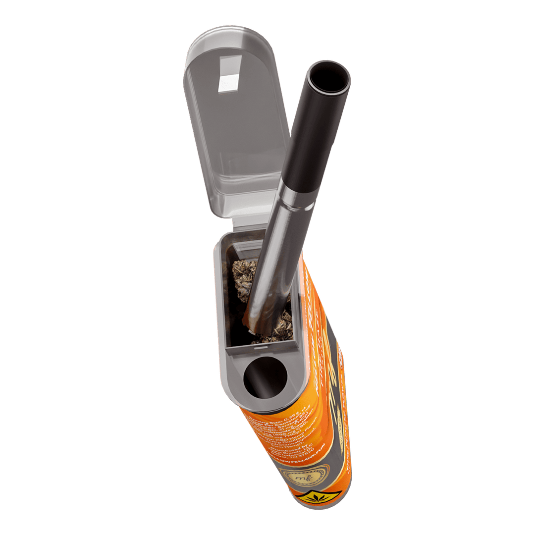 THCp Flower 3.5g Exotic Jar + One Hitter - Fire Haze (Sativa) - Mellow Fellow