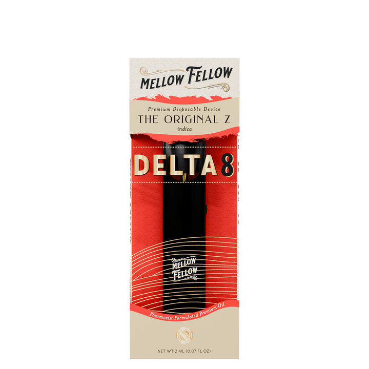 Delta 8 Premium 2ML Disposable Vape - The Original Z (Indica) - Mellow Fellow