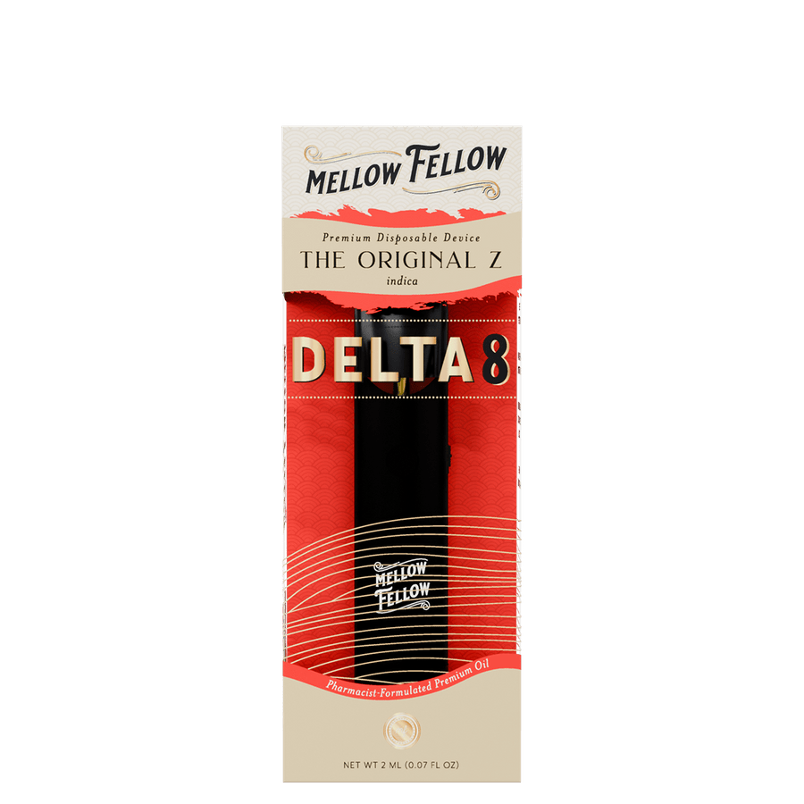 Delta 8 Premium 2ML Disposable Vape - The Original Z (Indica) - Mellow Fellow