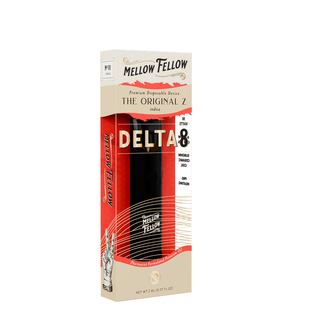 Delta 8 Premium 2ML Disposable Vape - The Original Z (Indica) - Mellow Fellow