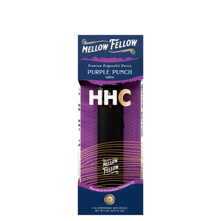 HHC Premium 2ml Disposable Vape - Purple Punch (Indica) - Mellow Fellow