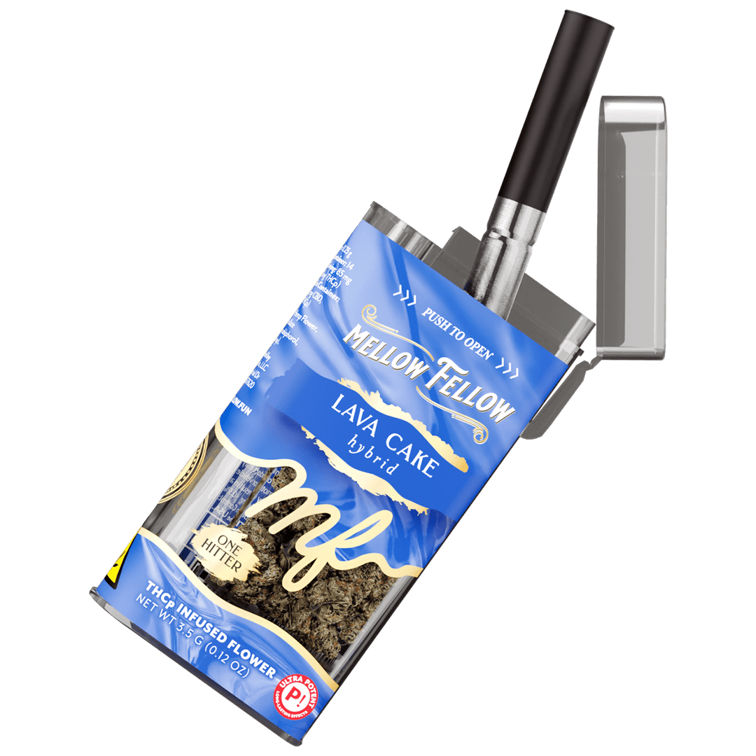 THCp Flower 3.5g Exotic Jar + One Hitter - Lava Cake (Hybrid)