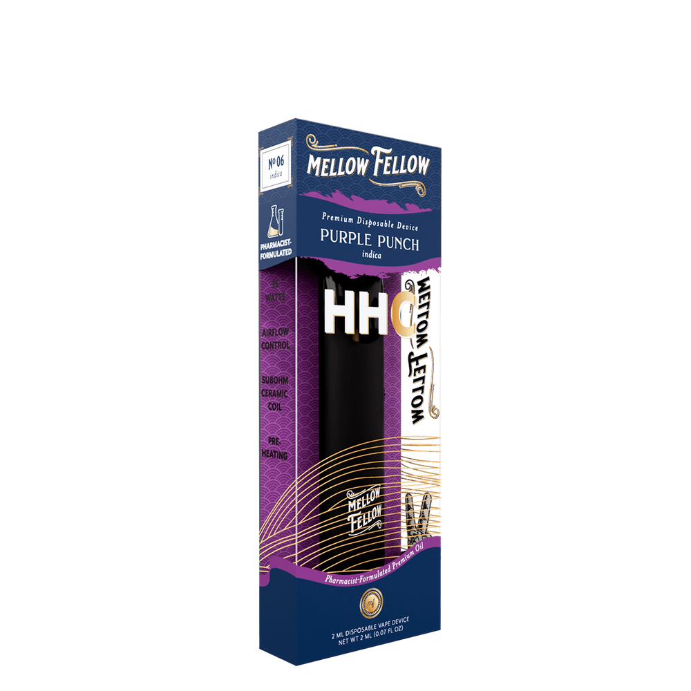 HHC Premium 2ml Disposable Vape - Purple Punch (Indica) - Mellow Fellow