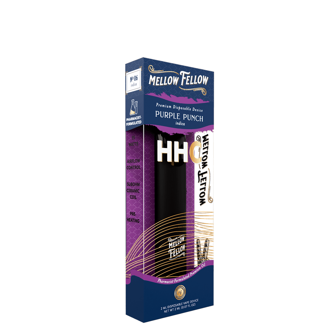 HHC Premium 2ml Disposable Vape - Purple Punch (Indica) - Mellow Fellow