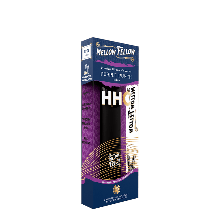 HHC Premium 2ml Disposable Vape - Purple Punch (Indica) - Mellow Fellow