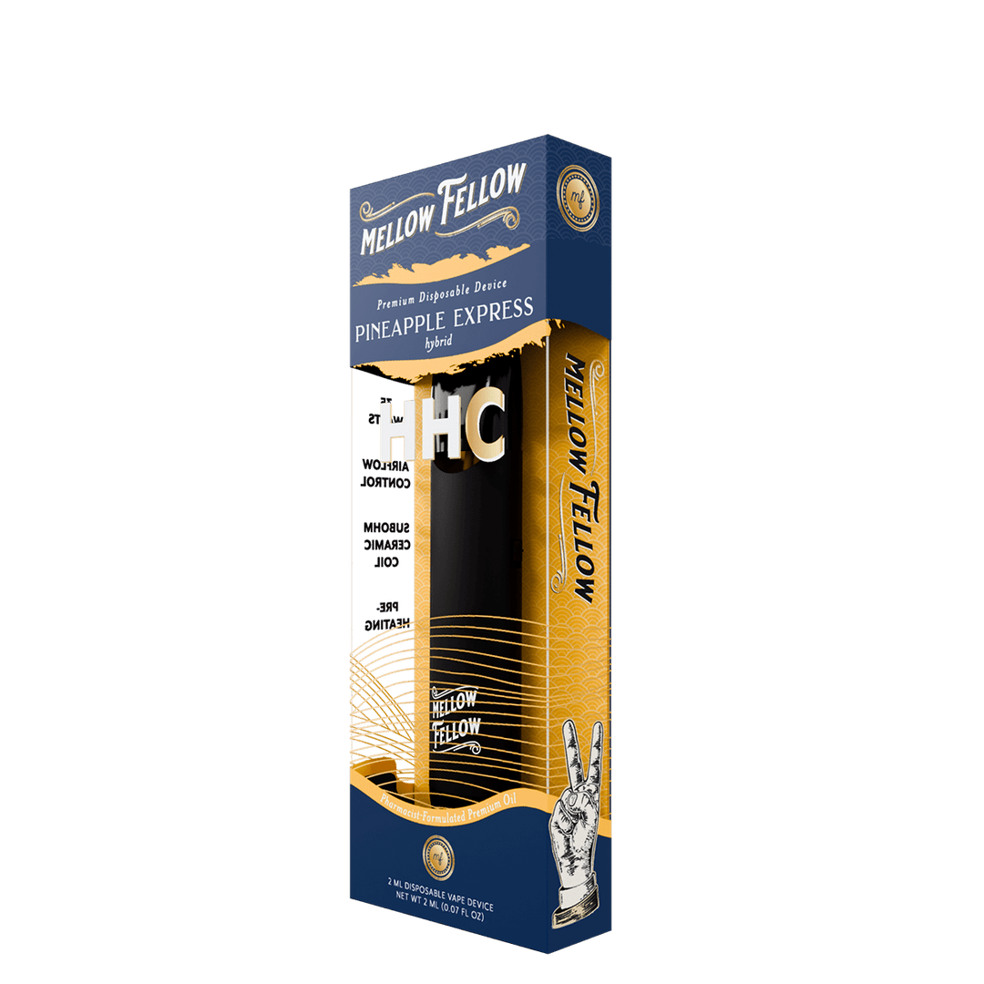 HHC Premium 2ml Disposable Vape - Pineapple Express (Hybrid) - Mellow Fellow