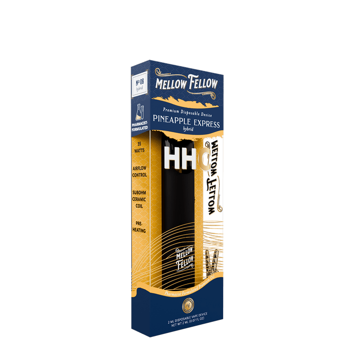 HHC Premium 2ml Disposable Vape - Pineapple Express (Hybrid) - Mellow Fellow