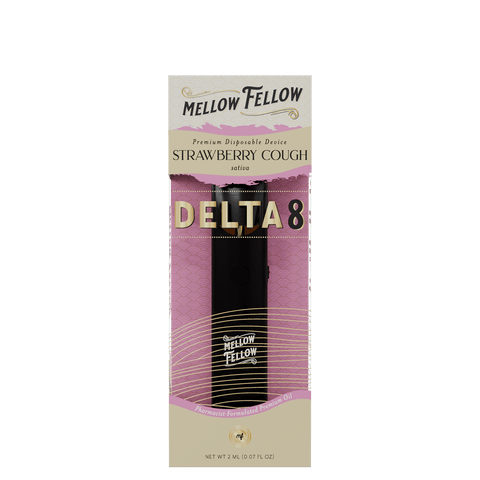 Delta 8 Premium 2ML Disposable Vape - Strawberry Cough (Sativa)