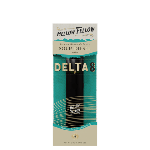 Delta 8 Premium 2ML Disposable Vape - Sour Diesel (Sativa)