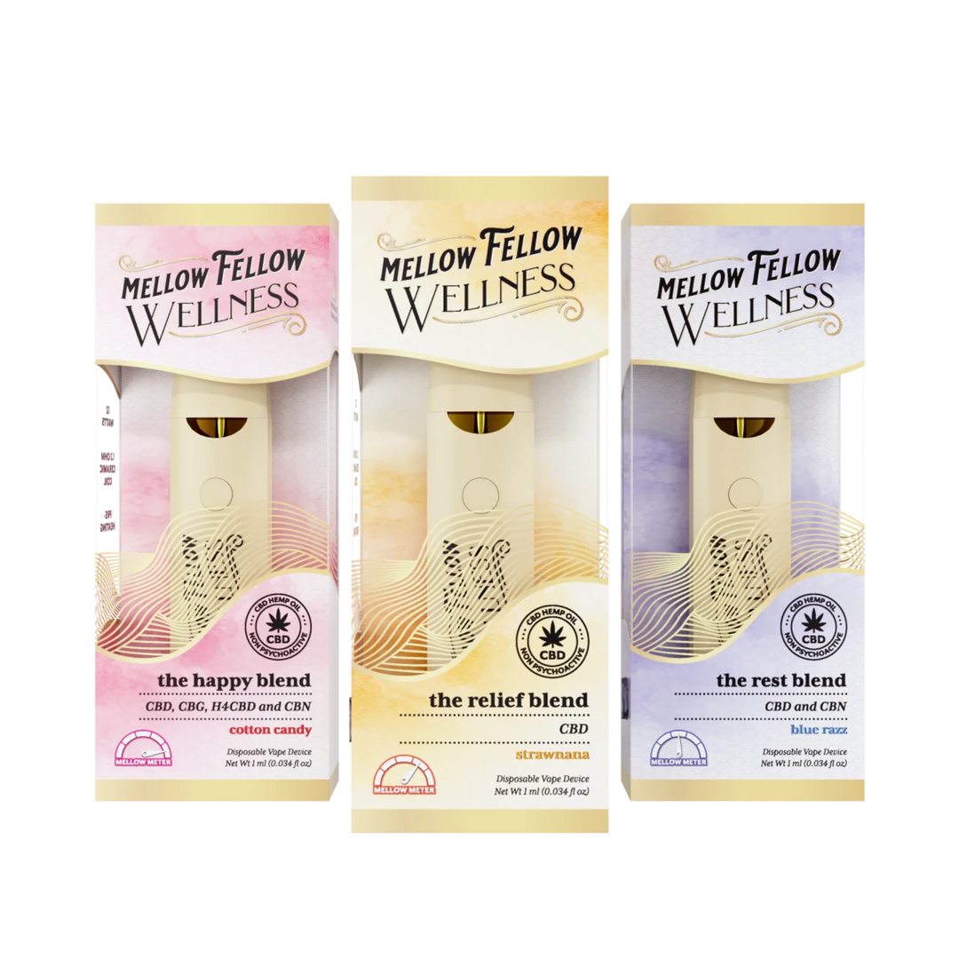 1ml CBD Blend Disposable Vape Bundle (3 Pack)