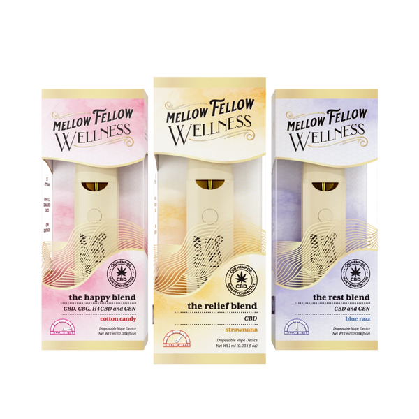 1ml CBD Blend Disposable Vape Bundle (3 Pack)