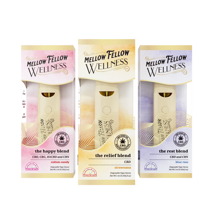 1ml CBD Blend Disposable Vape Bundle (3 Pack)