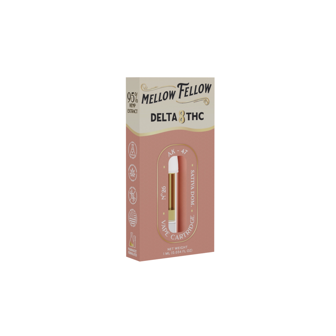 Delta 8 1ml Vape Cartridge - AK-47 (Sativa Dominant)