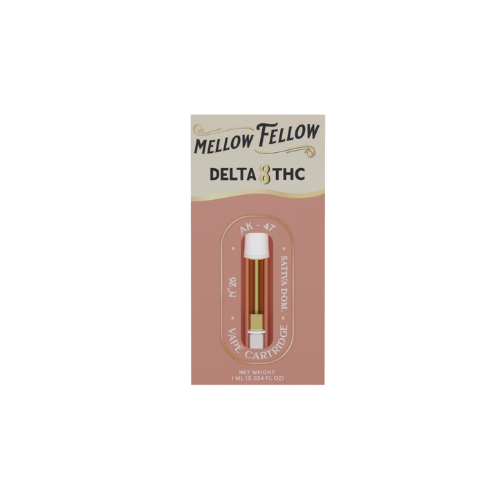 Delta 8 1ml Vape Cartridge - AK-47 (Sativa Dominant)