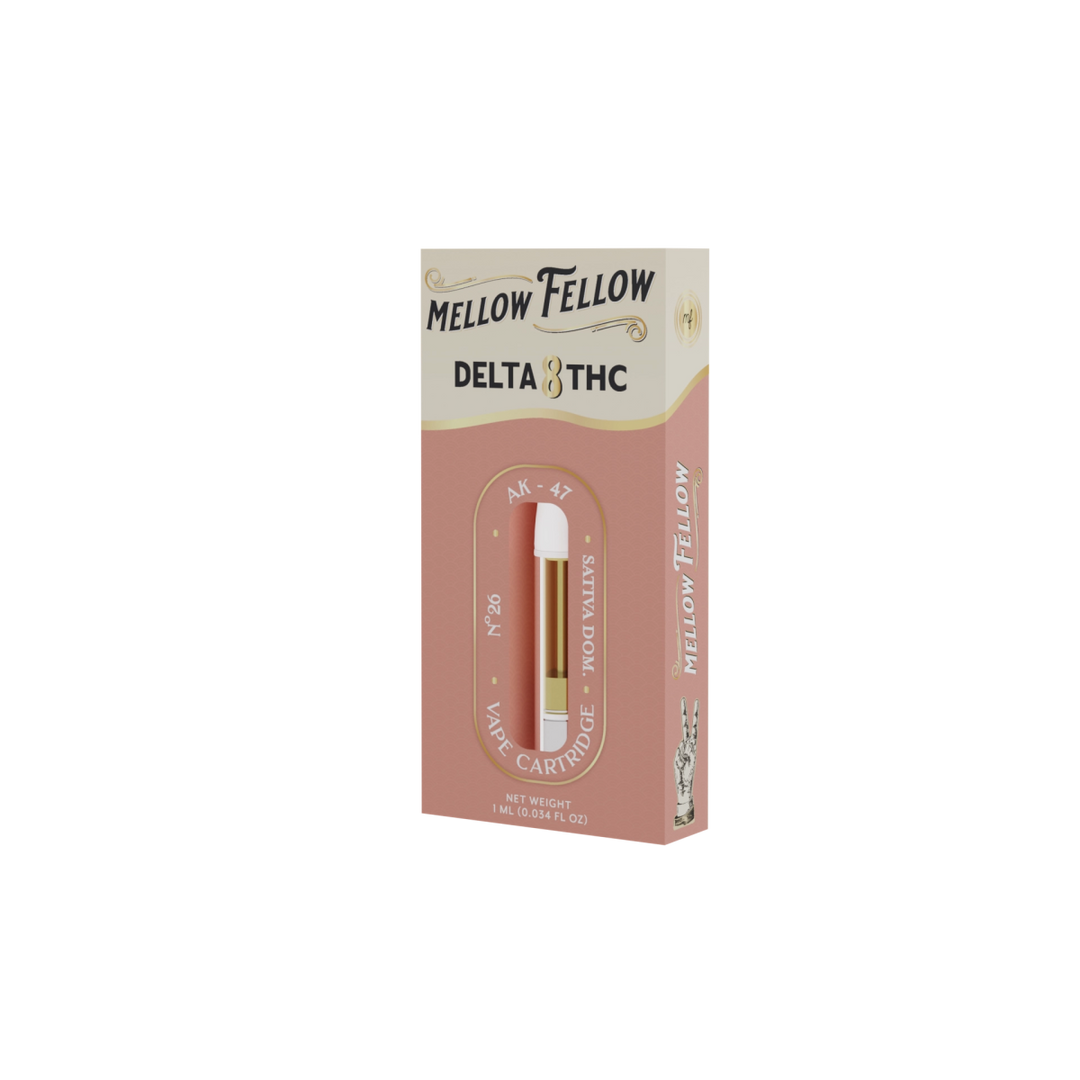 Delta 8 1ml Vape Cartridge - AK-47 (Sativa Dominant)