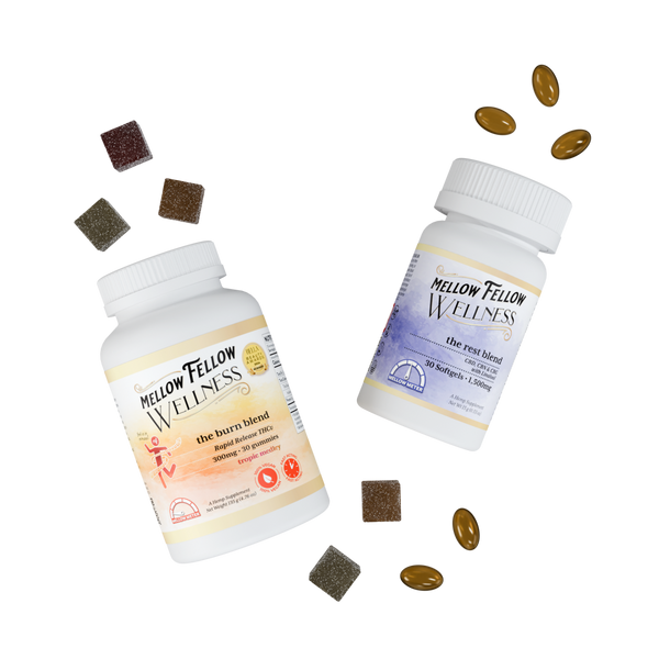 Burn Blend Gummy Jar / Rest Blend Softgel Jar