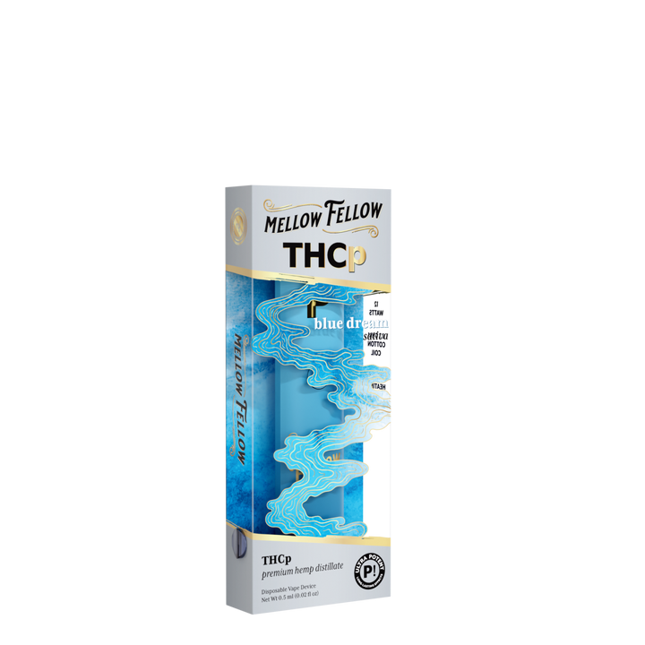 THCp 0.5g Disposable Vape - Blue Dream (Sativa) - Mellow Fellow