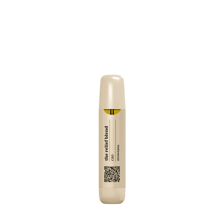 The Relief Blend - 1ml CBD Disposable Vape (Strawnana)