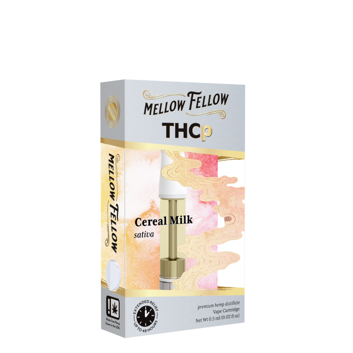 THCp 0.5ml Vape Cartridge - Cereal Milk (Sativa) - Mellow Fellow
