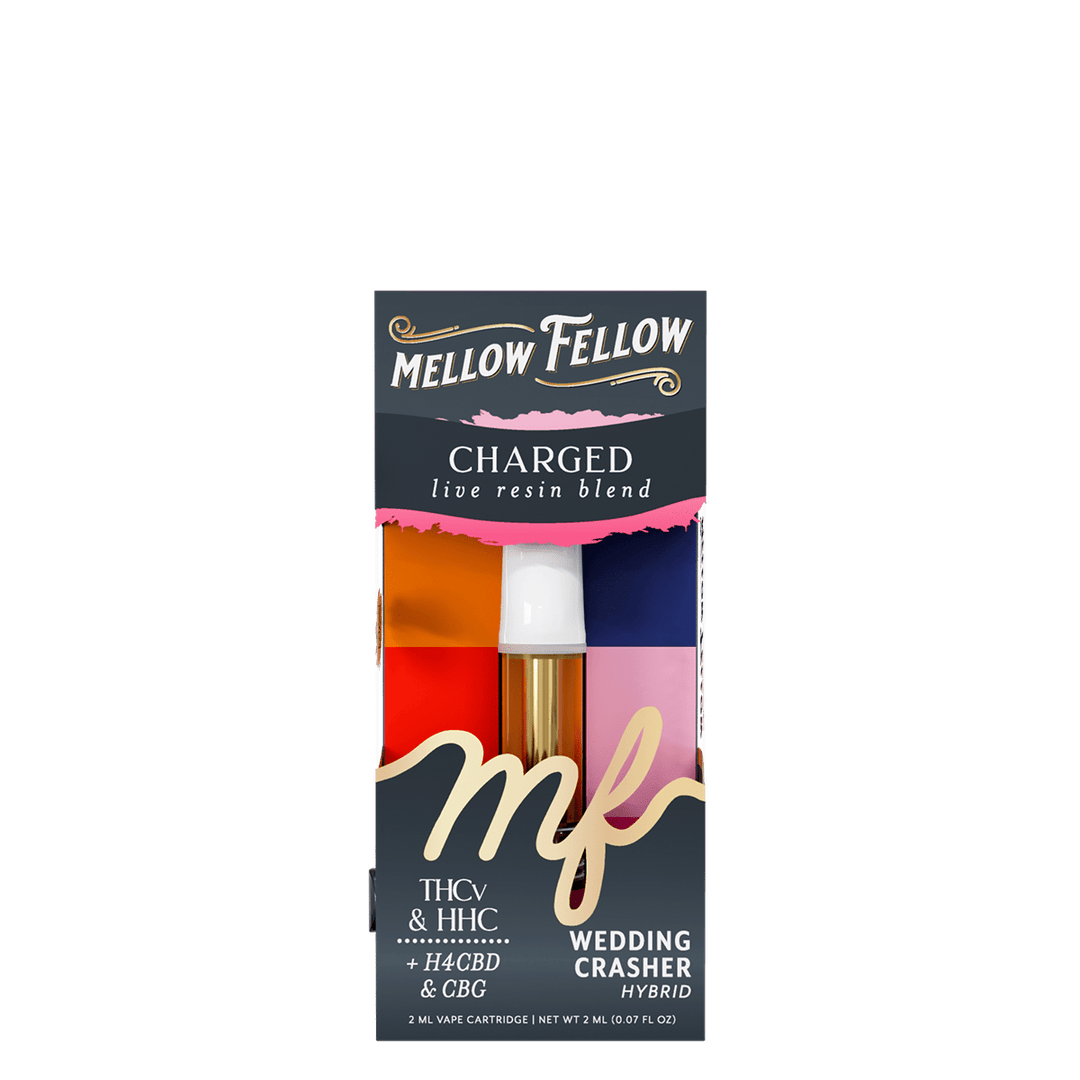 Charged Blend 2ml Live Resin Vape Cartridge - Wedding Crasher (Hybrid) - Mellow Fellow